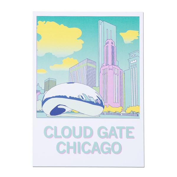 chicago bean drawing easy