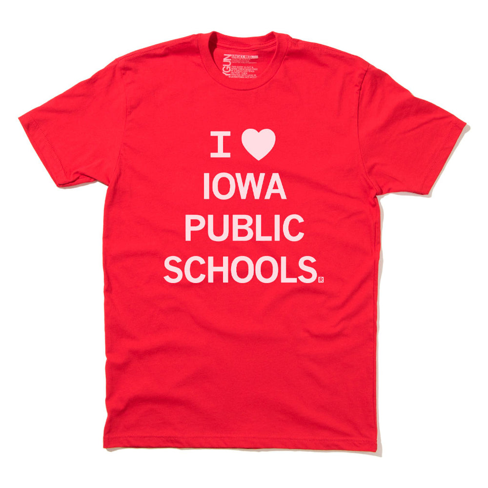 I Heart Iowa Public Schools Shirt