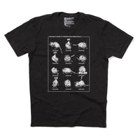 Raygun's Guide to Midwestern Marsupials Opossum Animal Nature Raygun Black White Standard Snug Unisex
