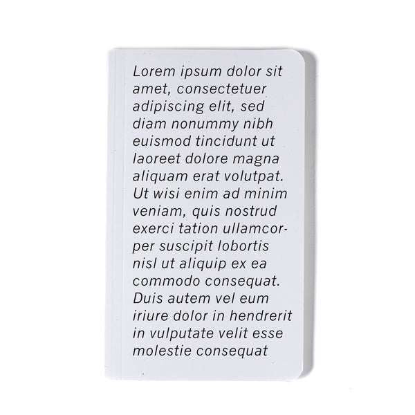 Lorem Ipsum Placeholder Text Notebook