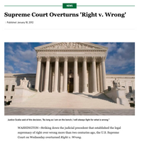 The Onion: Right v Wrong