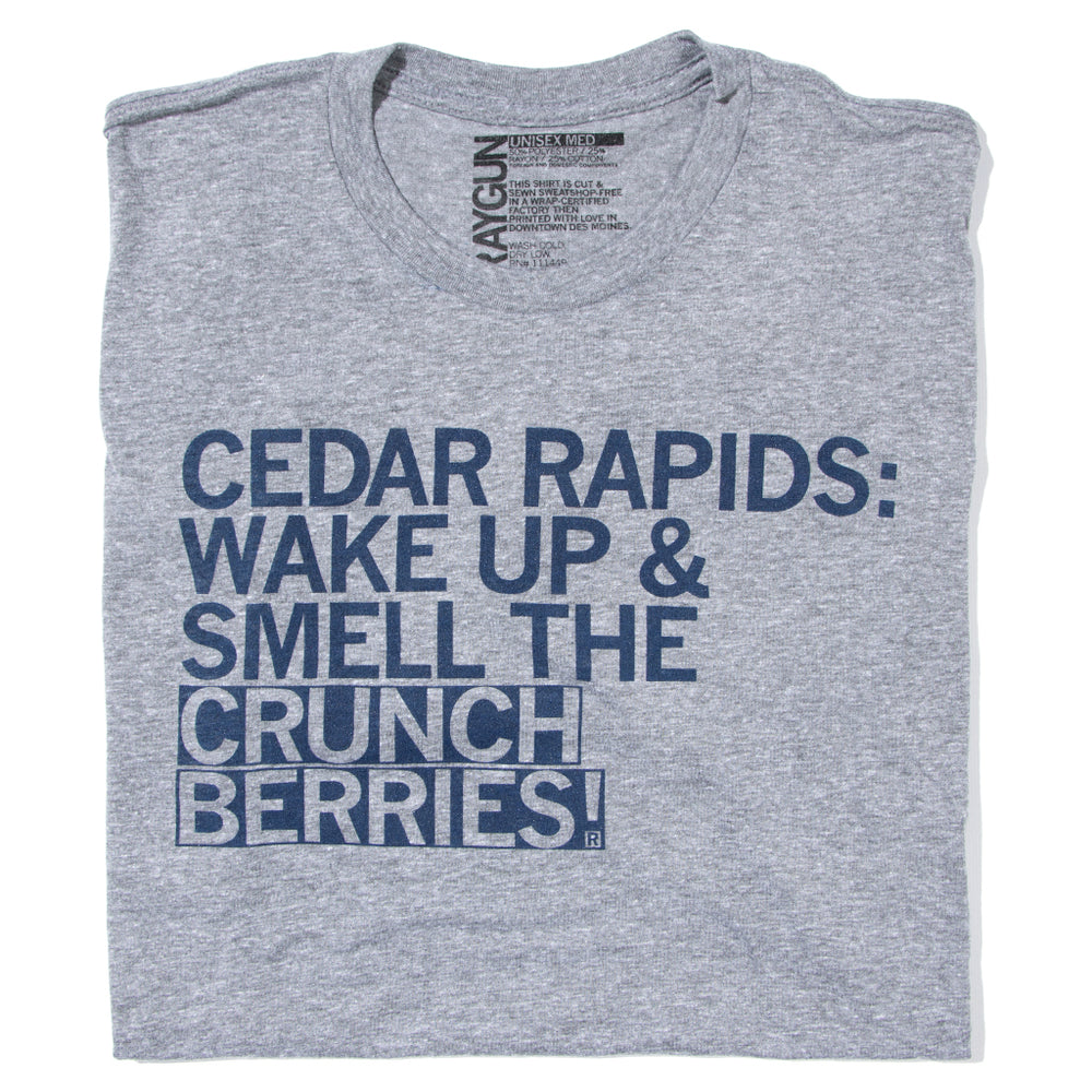 Smell the Crunchberries Inverted Raygun T-Shirt Standard Unisex