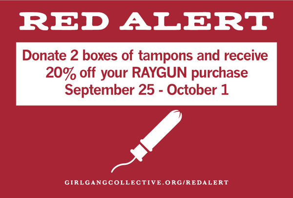 Red Alert Tampon Drive