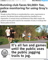 Des Moines: Jogging License