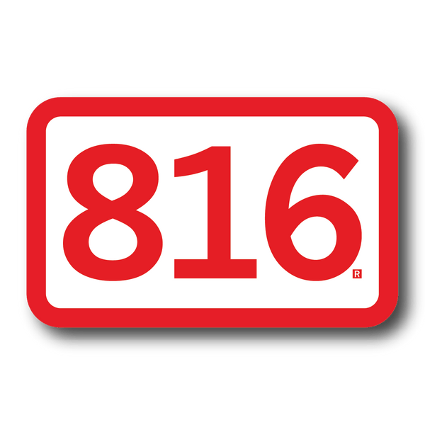 816 Logo Die-Cut Sticker