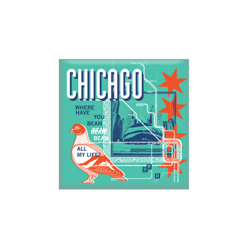 90's Chicago Magnet
