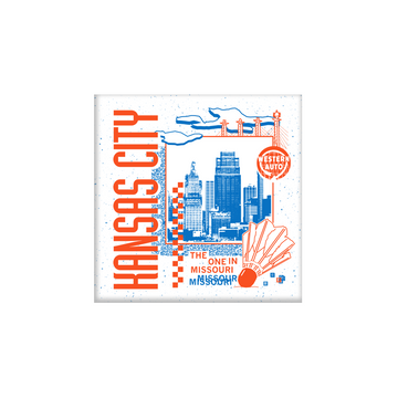 90's Kansas City Magnet