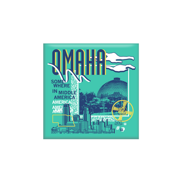 90's Omaha Magnet