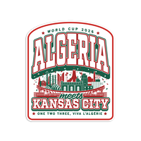 Algeria KC Max Collegiate Die-Cut Sticker