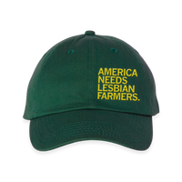America Needs Lesbian Farmers Baseball Cap