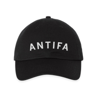 ANTIFA Curved Logo Dad Hat Black