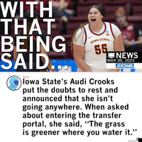 Grass Is Greener Audi Crooks Quote Gold