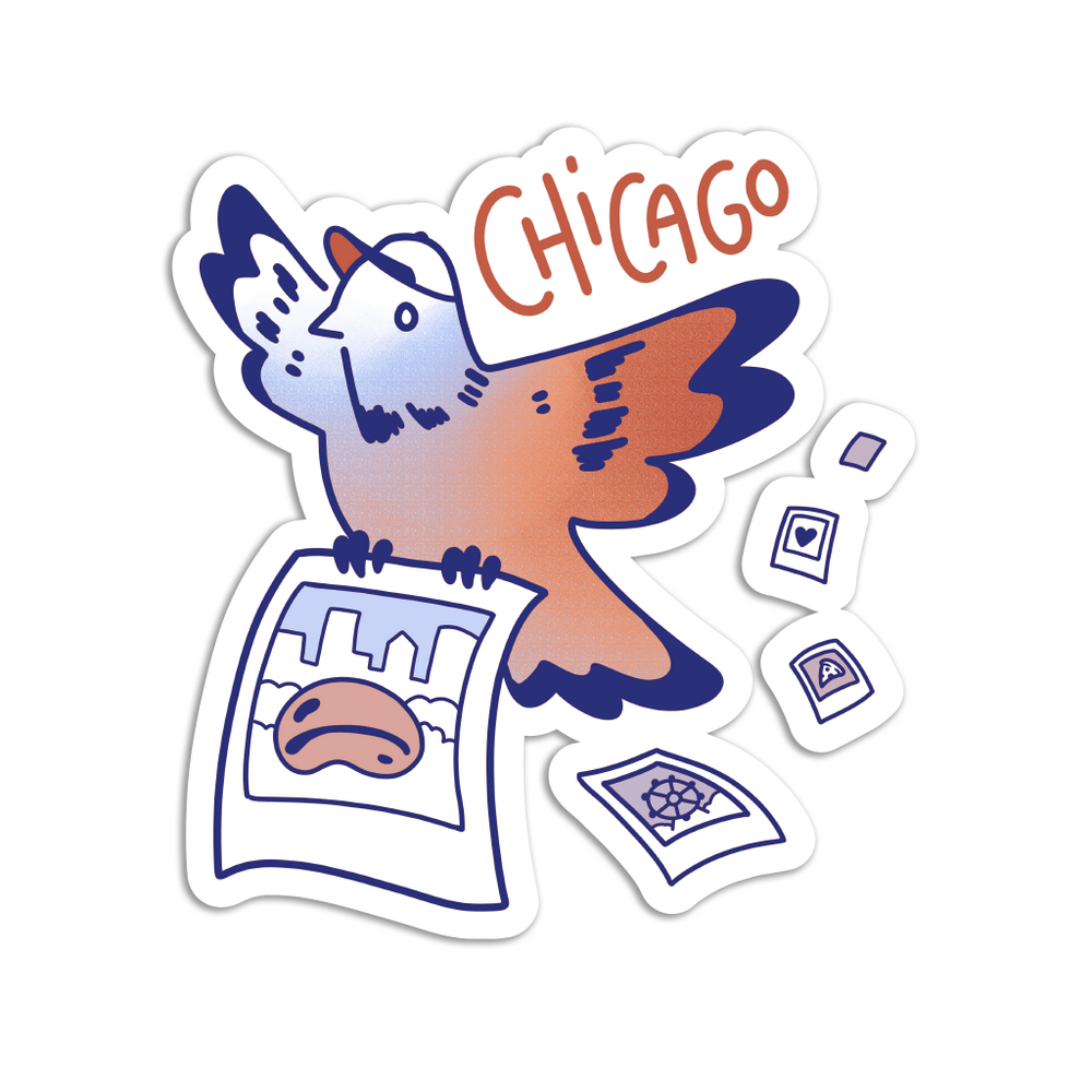 Avi Matzo X RAYGUN: Polaroid Die-Cut Sticker