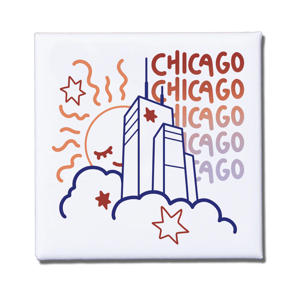 Avi Matzo X RAYGUN: Sun Tower Magnet