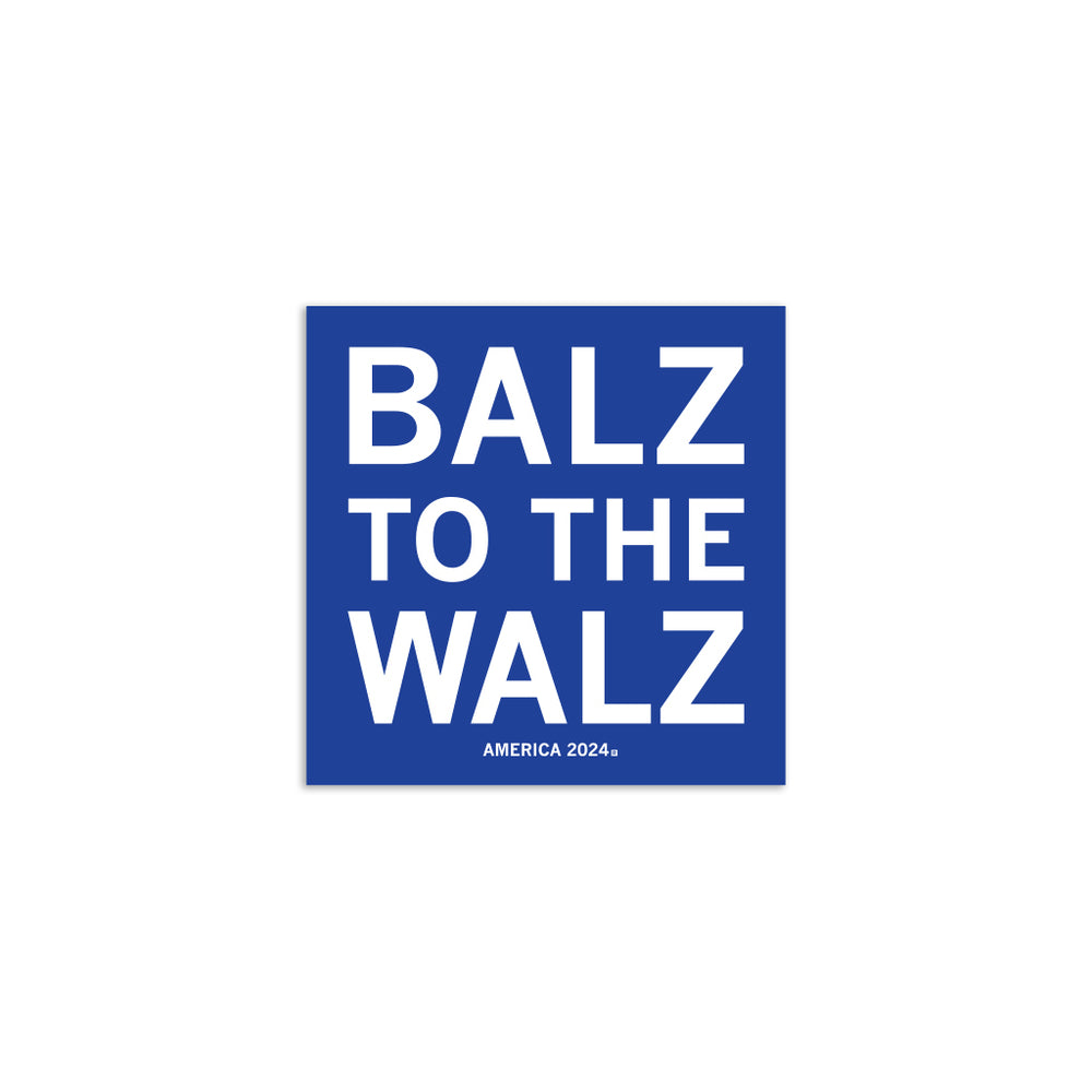 Balz to the Walz Sticker