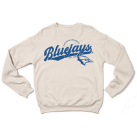 Bluejays Script Logo Crew Sweatshirt