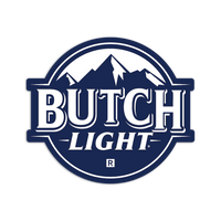 Butch Light Die-Cut Sticker