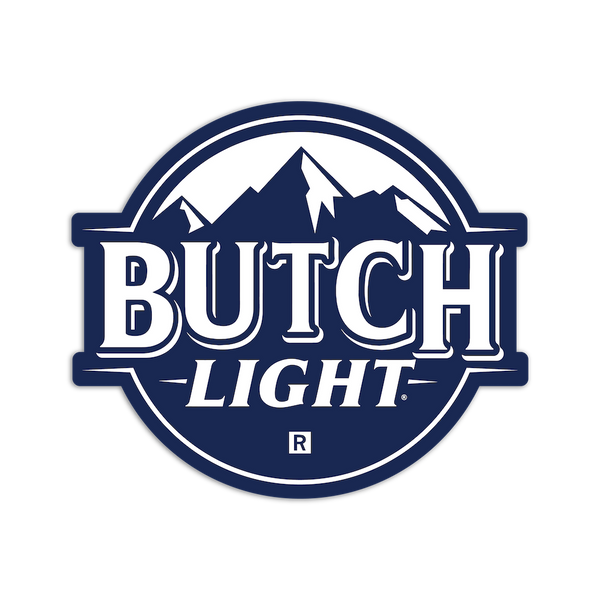 Butch Light Die-Cut Sticker