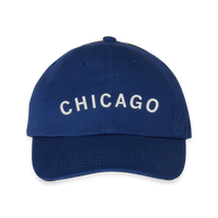 Chicago Curved Logo Blue Dad Hat