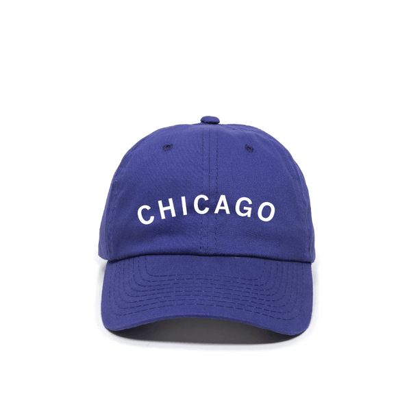 Chicago Curved Logo Blue Dad Hat