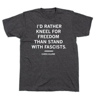 Rather Kneel for Freedom Chris Kluwe Charcoal