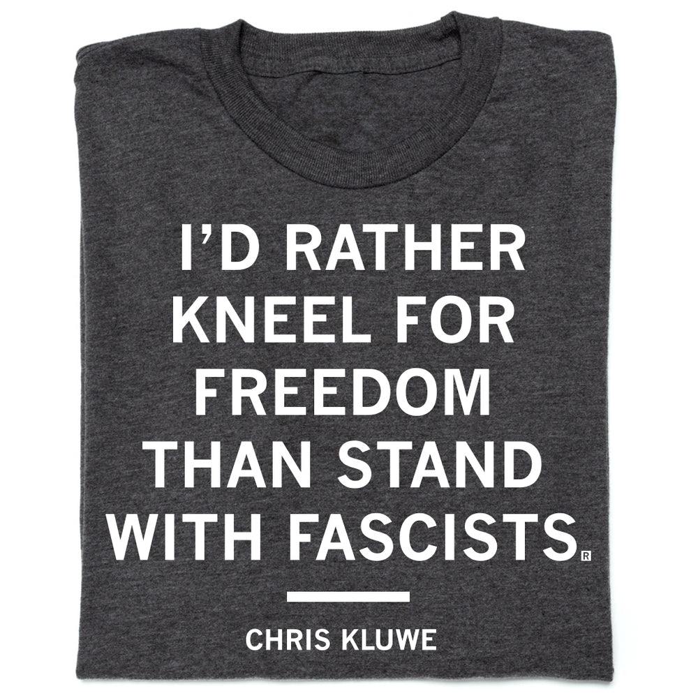 Rather Kneel for Freedom Chris Kluwe Charcoal