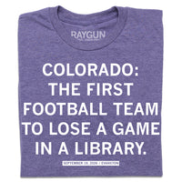 Colorado Loses Game in Library