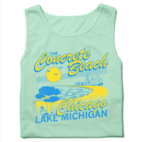 Concrete Beach Heavyweight Tank Top