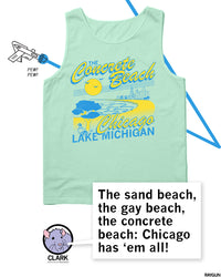 Concrete Beach Heavyweight Tank Top