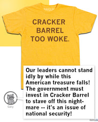 Cracker Barrel Too Woke