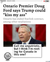 Promo image using a CBC headline that reads "Ontario Premier Doug Ford says Trump could kiss my ass." Gary below adds "Call me unpatriotic, but I think I'm rooting for Canada in this one?"