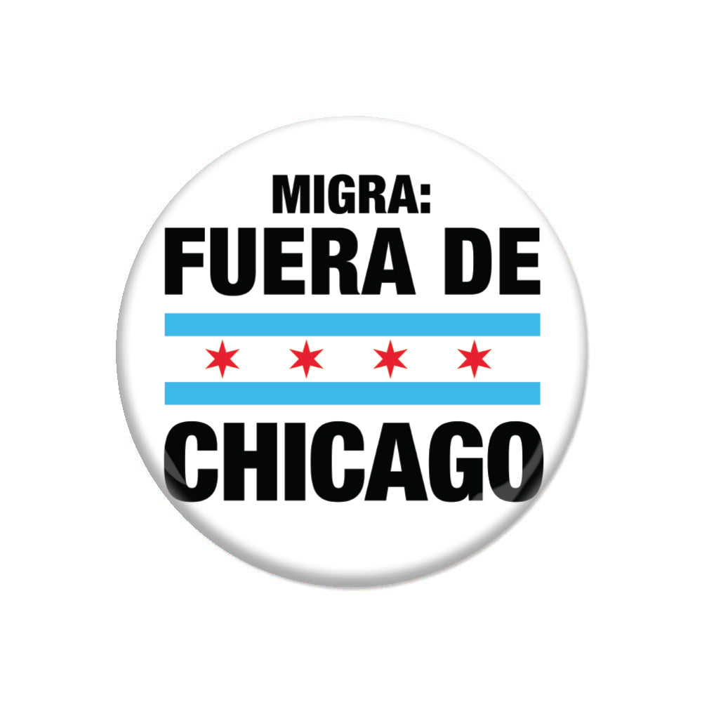 Hands Off Chicago Spanish Button