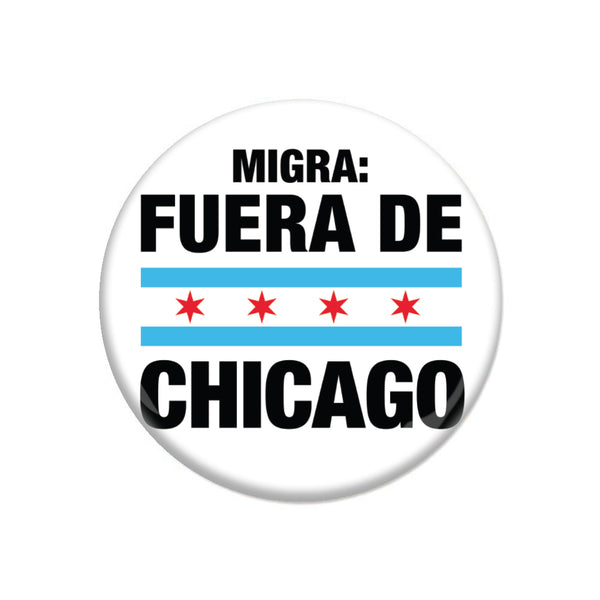 Hands Off Chicago Spanish Button
