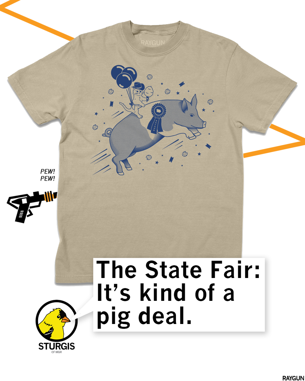 Gary Riding Pig Heavyweight