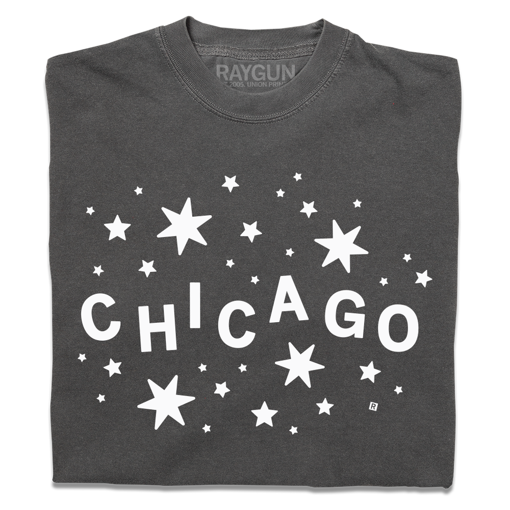 Glow In The Dark Chicago Stars Heavyweight