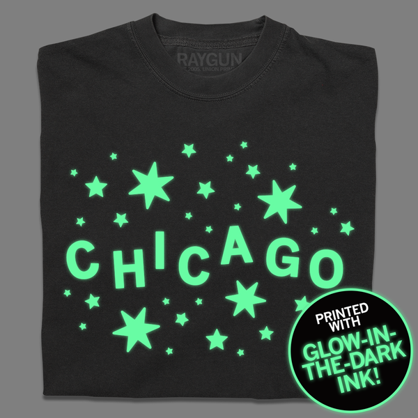Glow In The Dark Chicago Stars Heavyweight