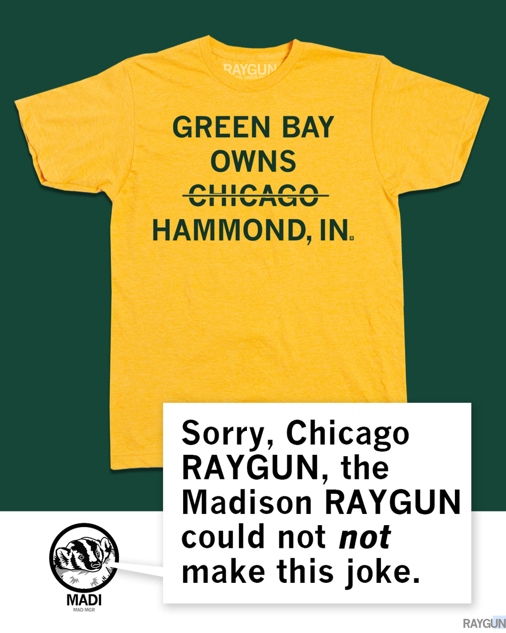 Green Bay Owns Hammond Indiana