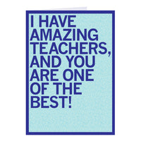 Teacher appreciation card