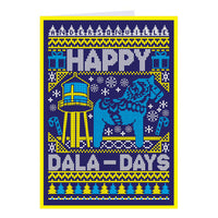 Happy Dala Days Greeting Card
