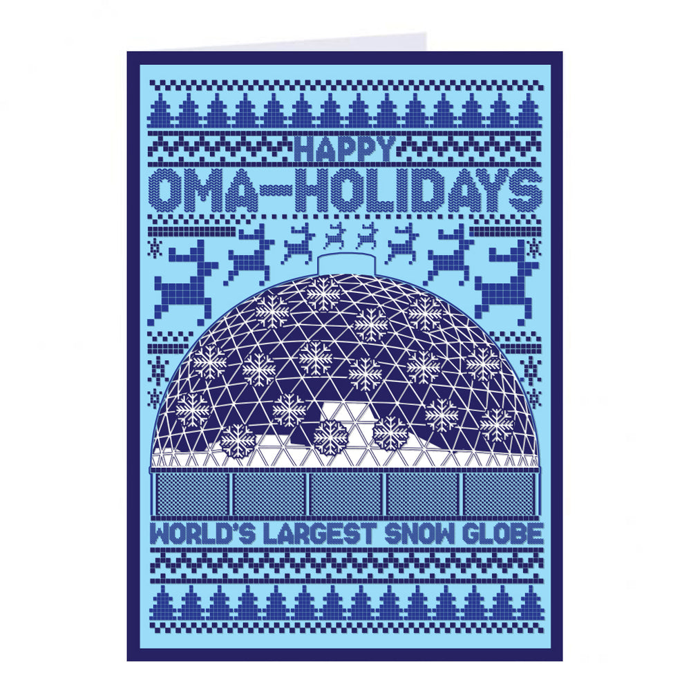Happy OmaHolidays Greeting Card