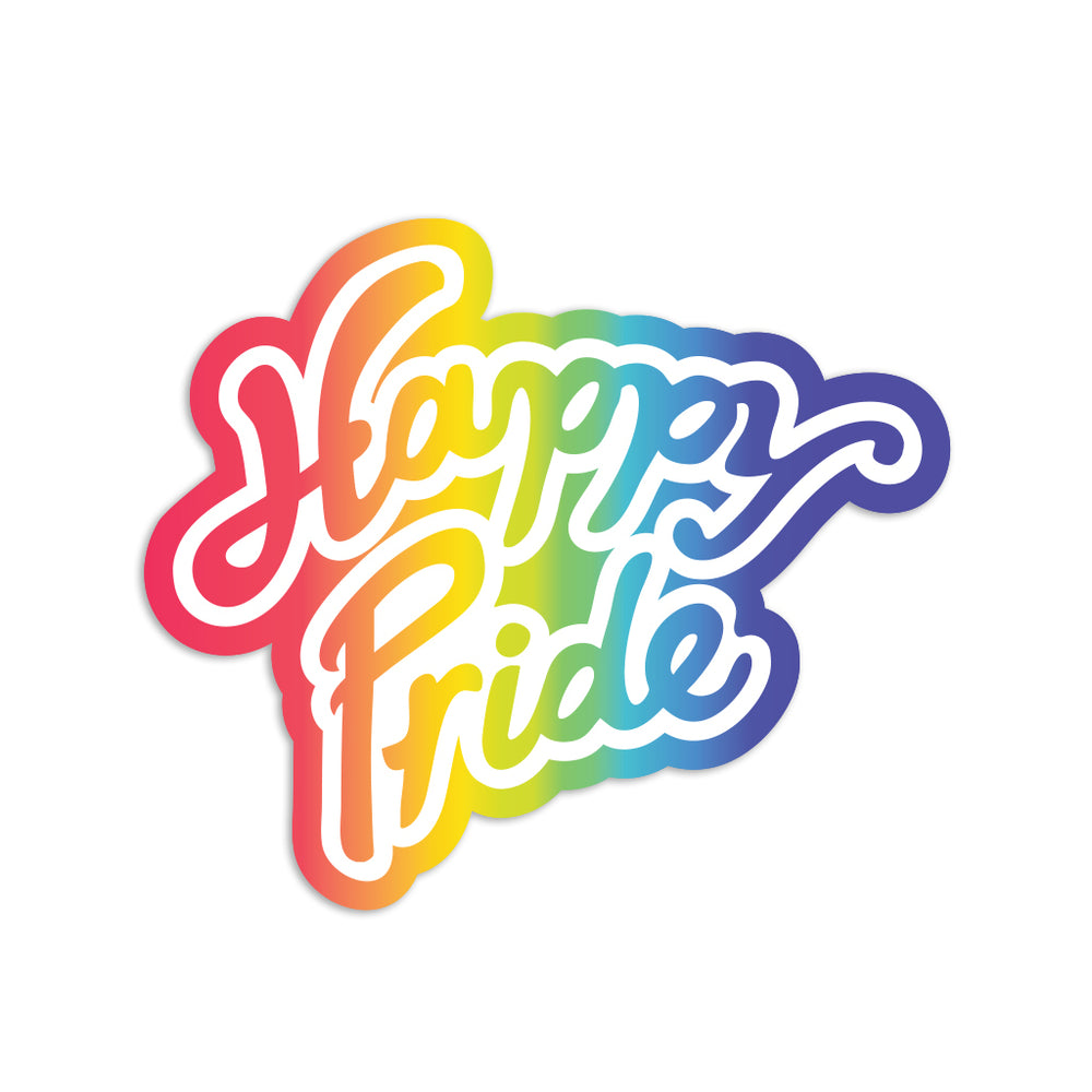 Happy Pride Die-Cut Sticker