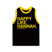 Happy Like Hannah Jersey Die-Cut Sticker