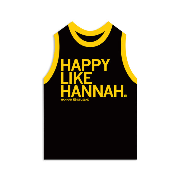 Happy Like Hannah Jersey Die-Cut Sticker