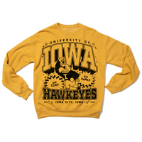 Hawkeyes Max Collegiate Crew Sweatshirt