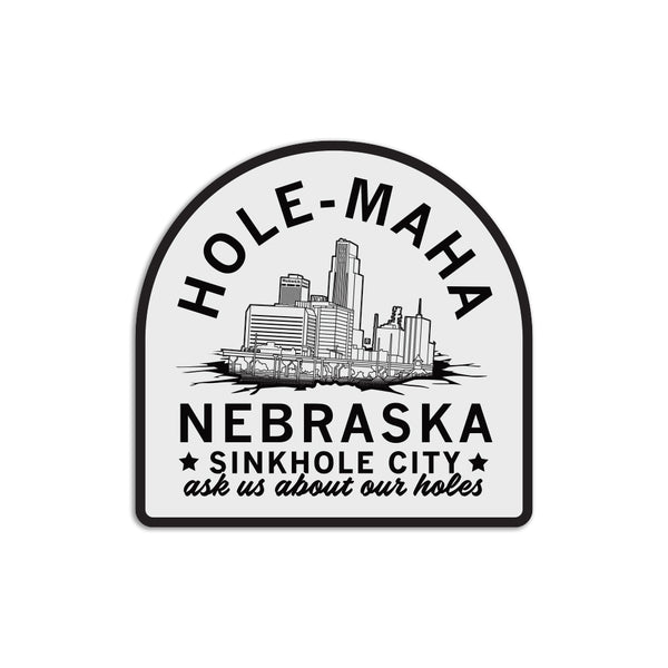 Hole-Maha Die-Cut Sticker