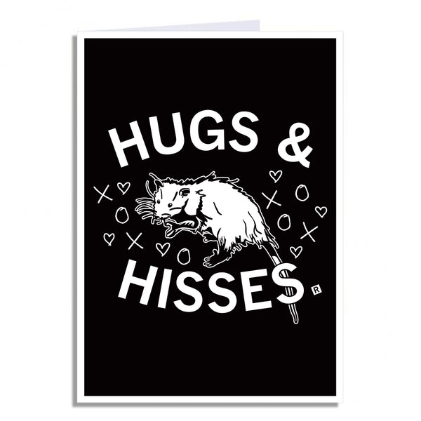 Hugs & Hisses Greeting Card
