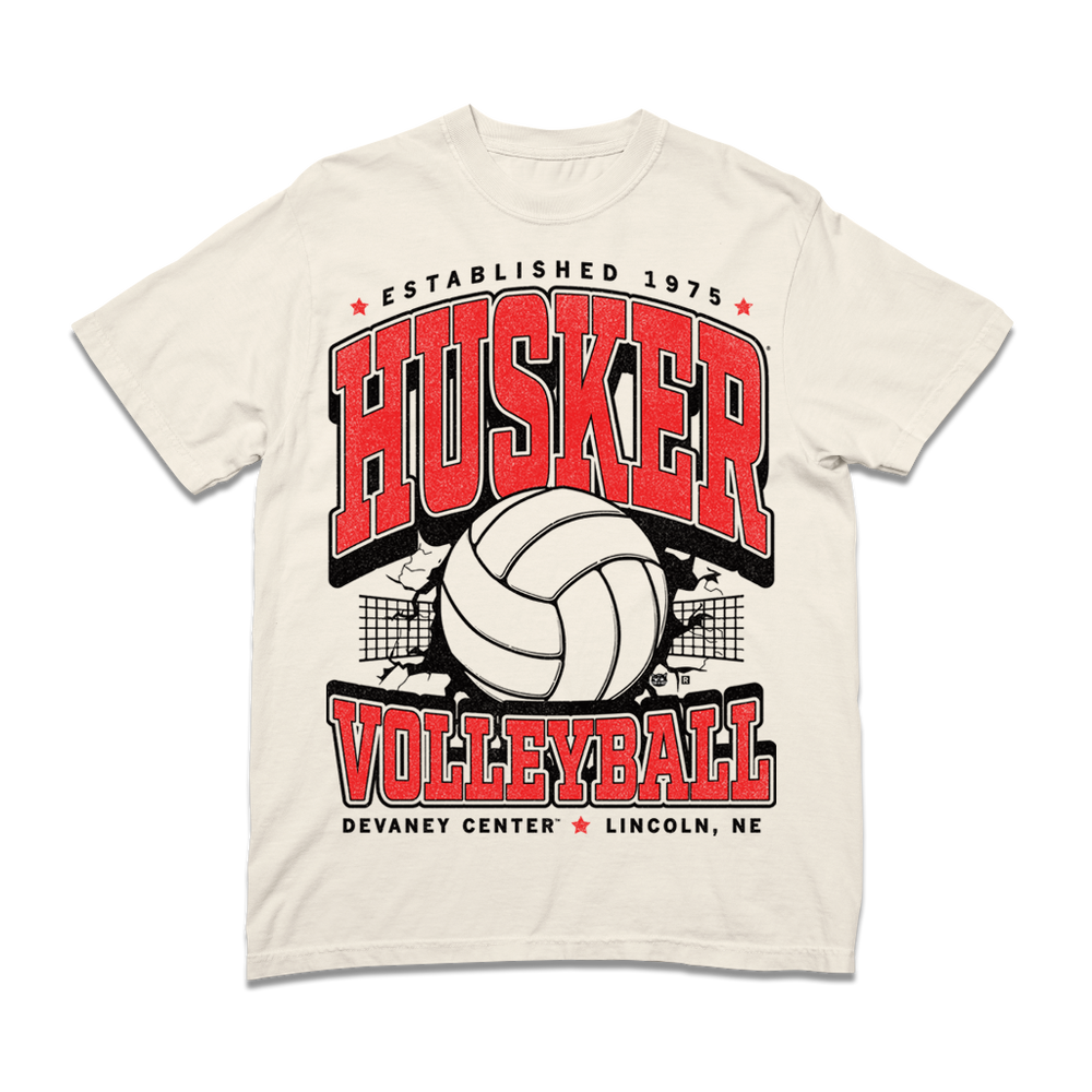 Husker Volleyball Max Collegiate Heavyweight