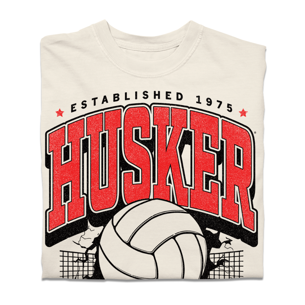 Husker Volleyball Max Collegiate Heavyweight