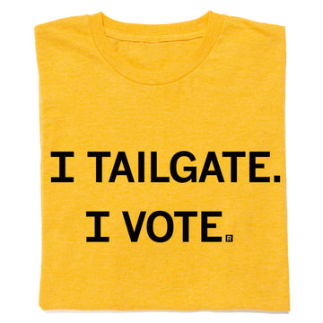 I Tailgate I Vote Black & Gold