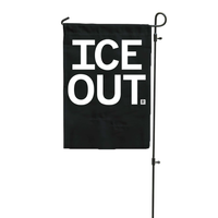 ICE Out Garden Flag